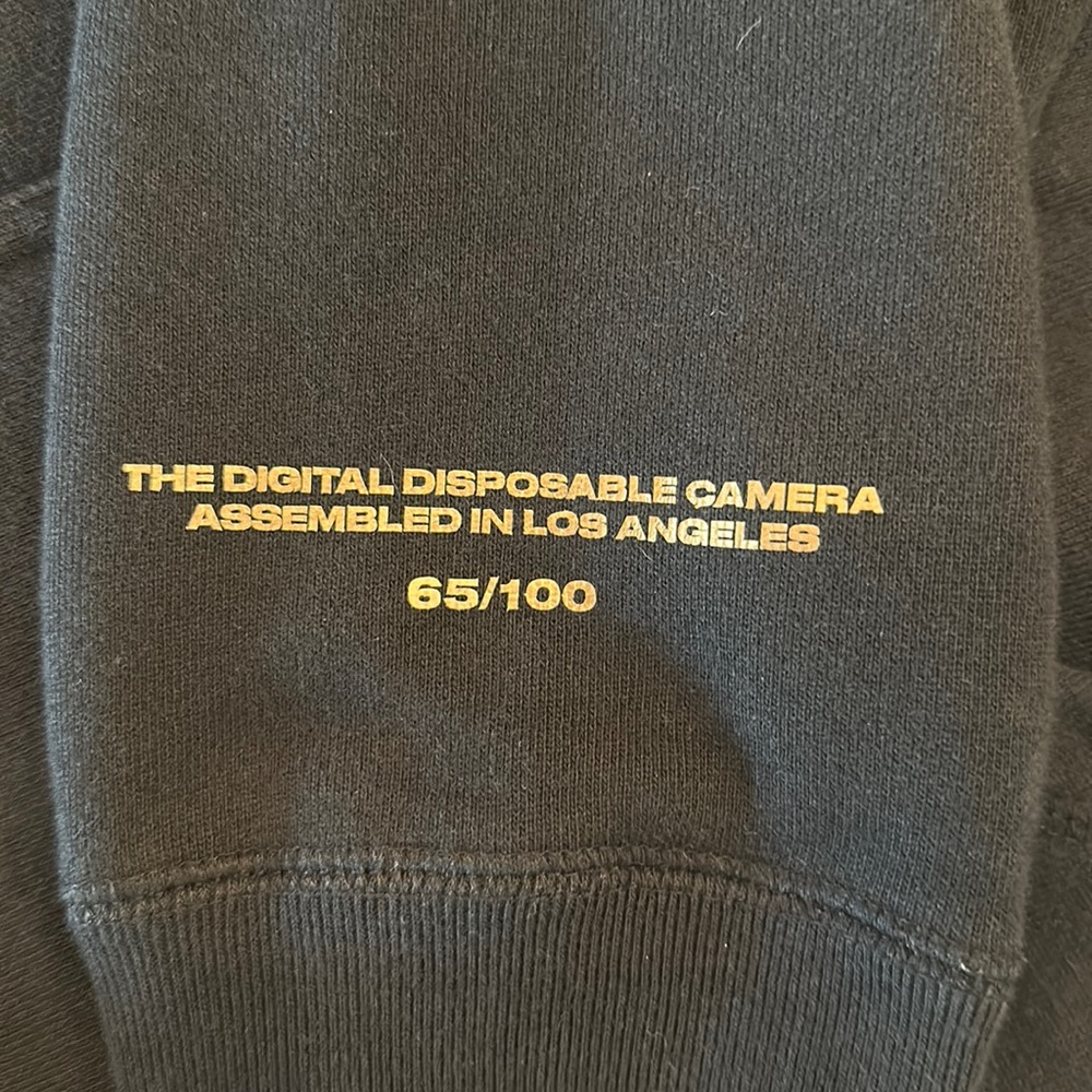#65/100 David Dobrik Limited Live In The Moment Heavyweight Hoodie #65/100 View 3